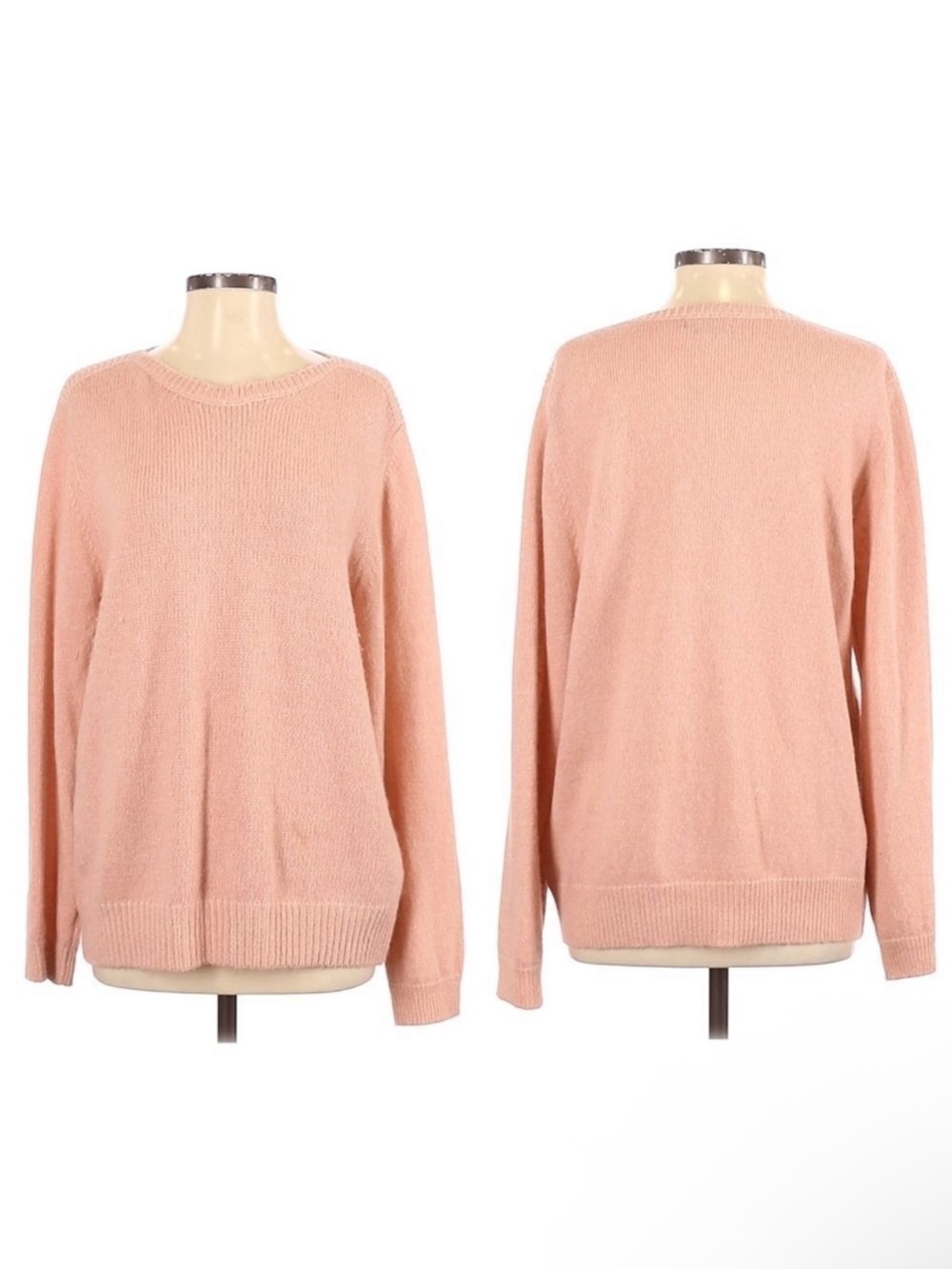 MONOPRIX FEMME Wool Alpaca Crew Sweater L